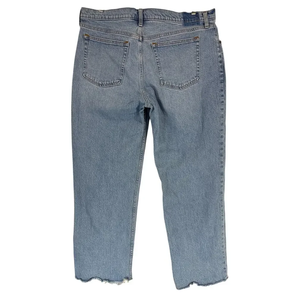Abercrombie & Fitch The Baggy Low Rise Jeans Women’s Size 32/14R Y2K Medium Wash